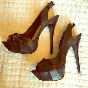 LAMB (Gwen Stefani) "kam" black platform pumps