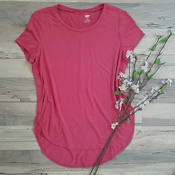 Mauve Side Slit Tee - Picture 1 of 3