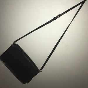 Coach VINTAGE Plain Black Leather Purse