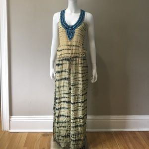 Karina Grimaldi silk maxi tie dye dress