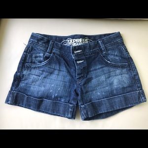 Express jean shorts