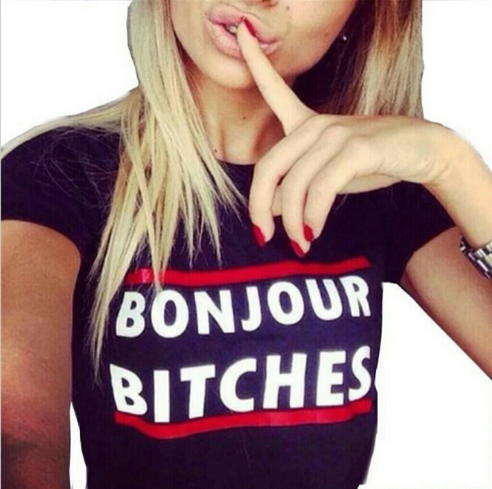 Bonjour bitches shirt
