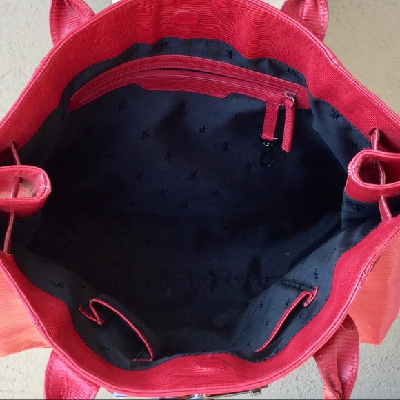 100% GENUINE LEATHER Kenneth Cole Tote! - Picture 4 of 7