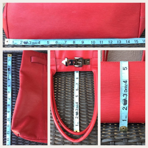 100% GENUINE LEATHER Kenneth Cole Tote! - Picture 6 of 7