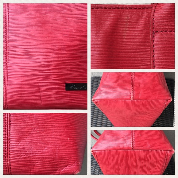 100% GENUINE LEATHER Kenneth Cole Tote! - Picture 7 of 7