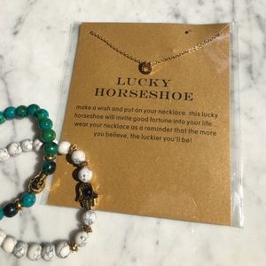 Lucky Horseshoe Necklace 🐴