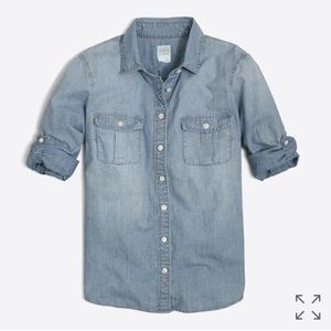 LAST CHANCE! JCrew Classic Chambray in Perfect Fit