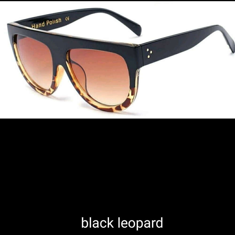 Retro Flat Top Sunglasses - Picture 4 of 7