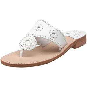 Jack Rogers Navajo Womens Sandals White