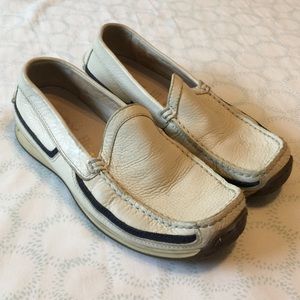 GEOX white loafers