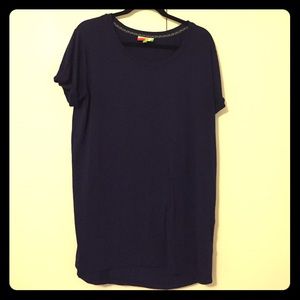 ModCloth Simplicity on a Saturday Tunic Large Navy
