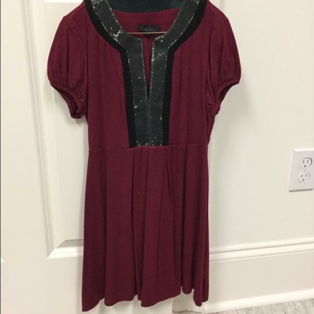 V-Neck Maroon Boutique Top