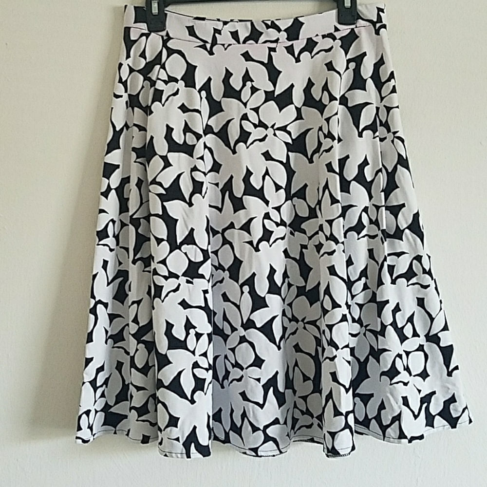 Black and white skirt