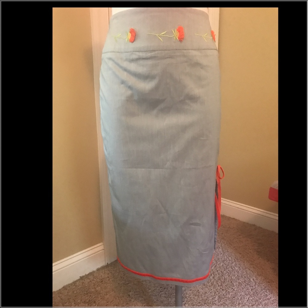Boutique brand grey skirt