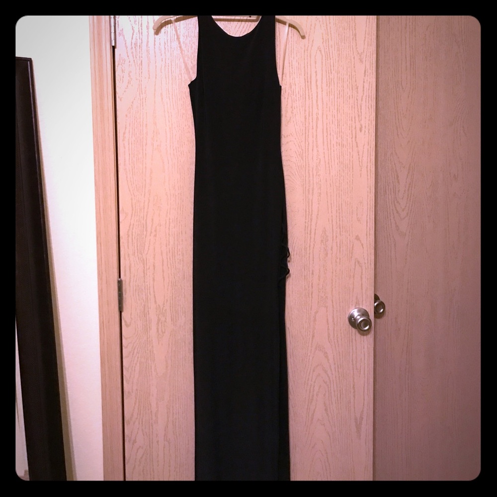 NWT Vegas Style High Slit LBD Size M