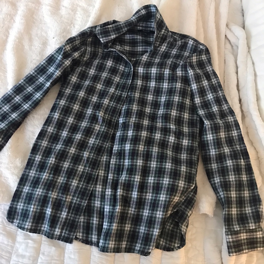 Madewell Button Up Flannel Shirt