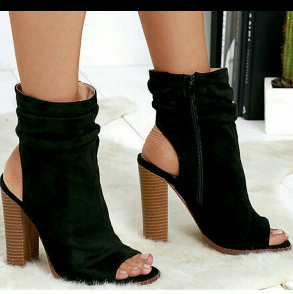 Ankle Peep toe heels