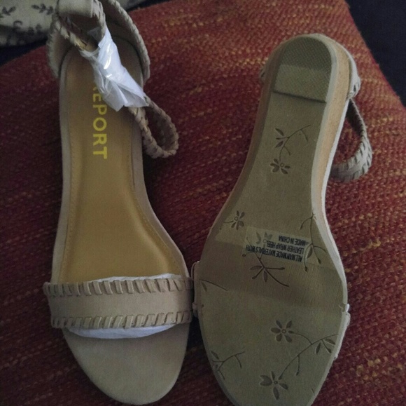 REPORT Miriam Taupe Wedges - Picture 3 of 7