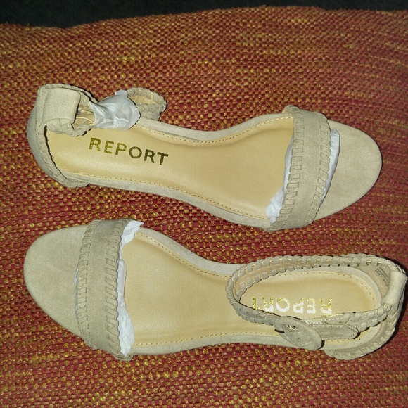 REPORT Miriam Taupe Wedges - Picture 7 of 7