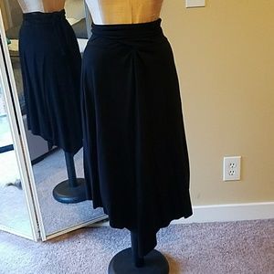 Black tie waist skirt/dress
