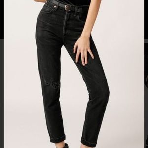 Citizens of Humanity Black Liya High Rise  Jean