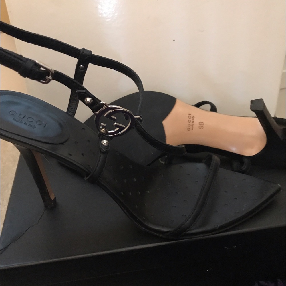 Women's Gucci black heel, size 8.5