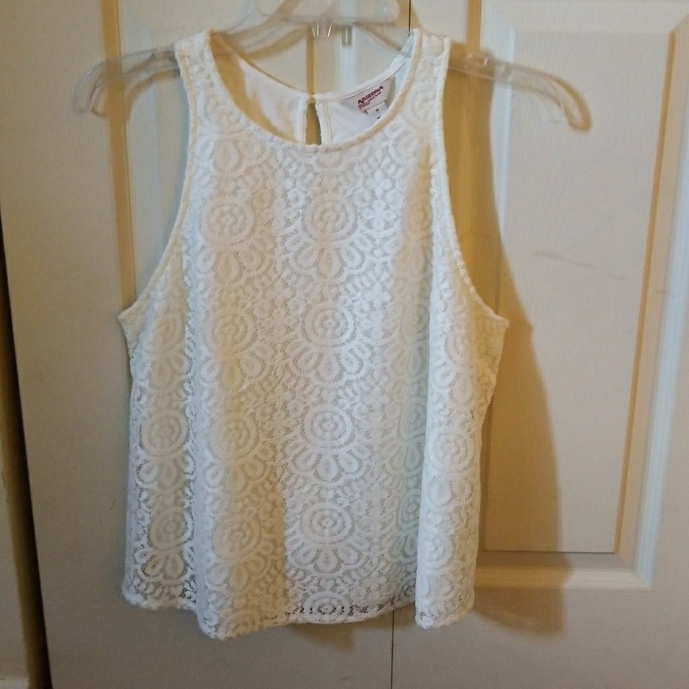 Lace white shirt