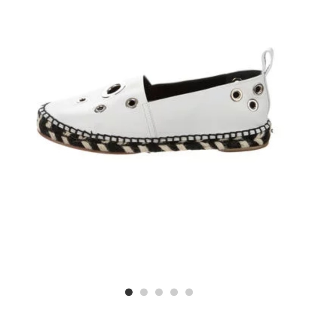 Proenza Schouler Grommet Espadrille Flats Size 5