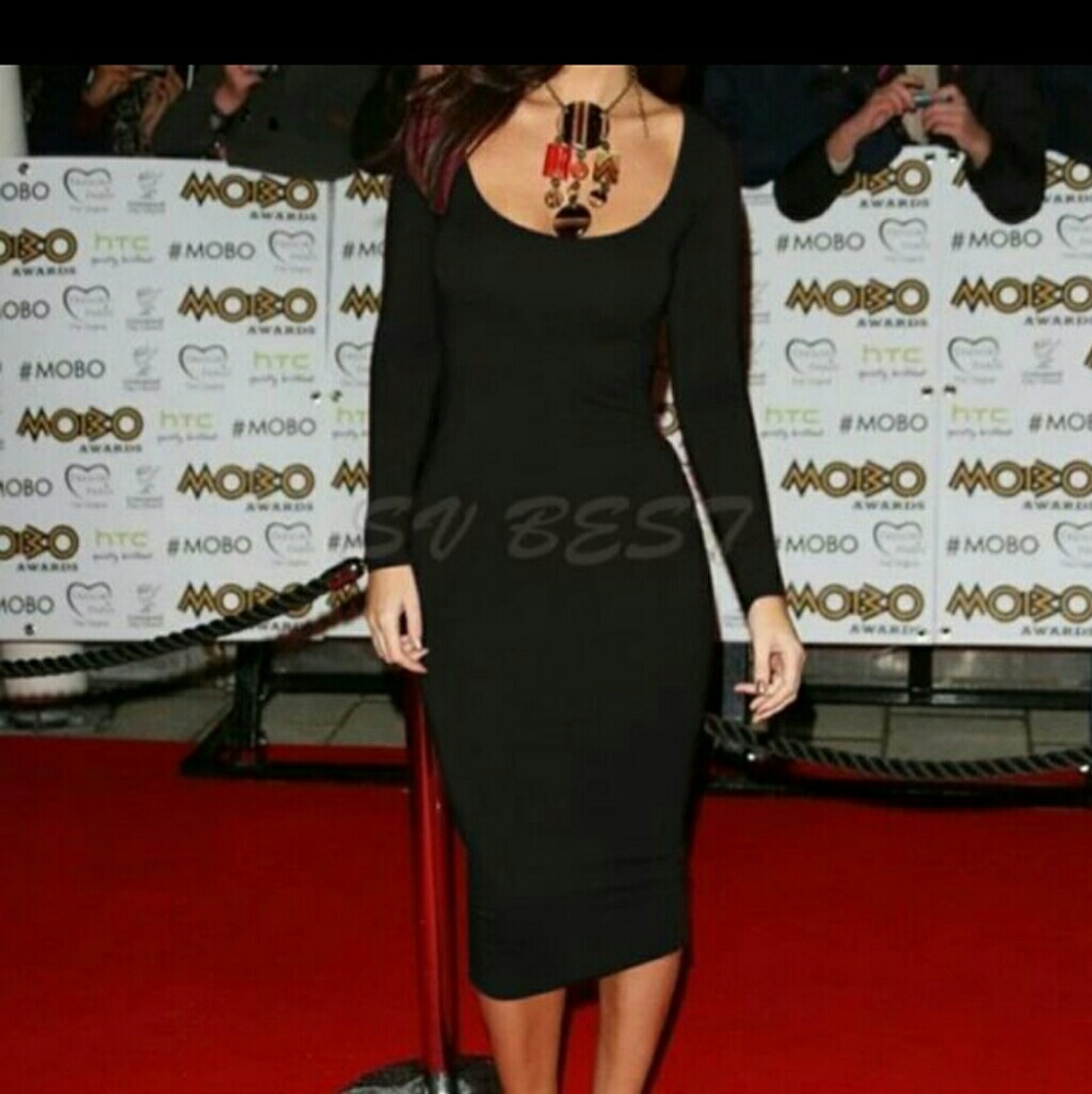 Long black dress