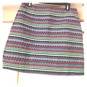 Multicolored vacation skirt