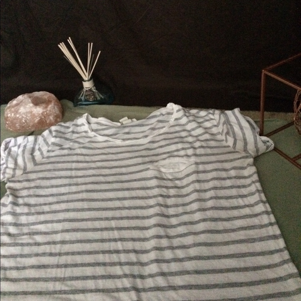 H&M Oversized Striped Slouchy Tee 🌻