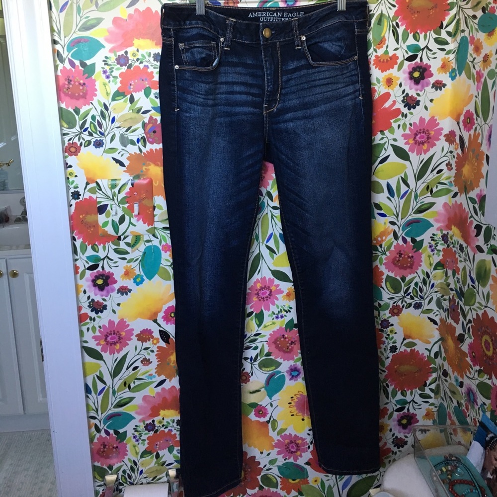 American Eagle Super Stretch Long Skinny Jeans