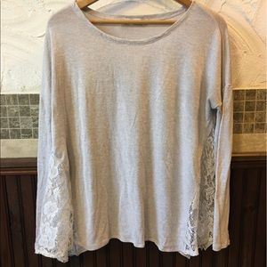 Abercrombie and Fitch grey long sleeve  size s