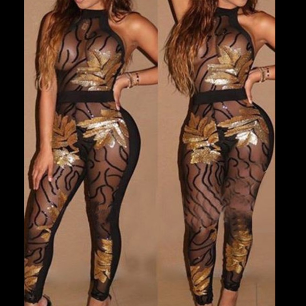 ️Golden Leaves 🍂second skin bodysuit -