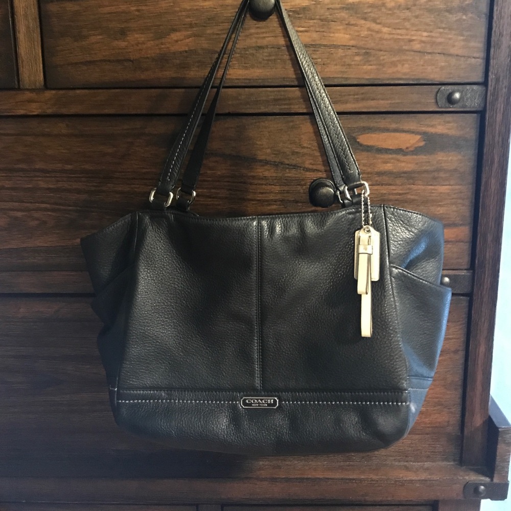 Black Coach shoulder bag