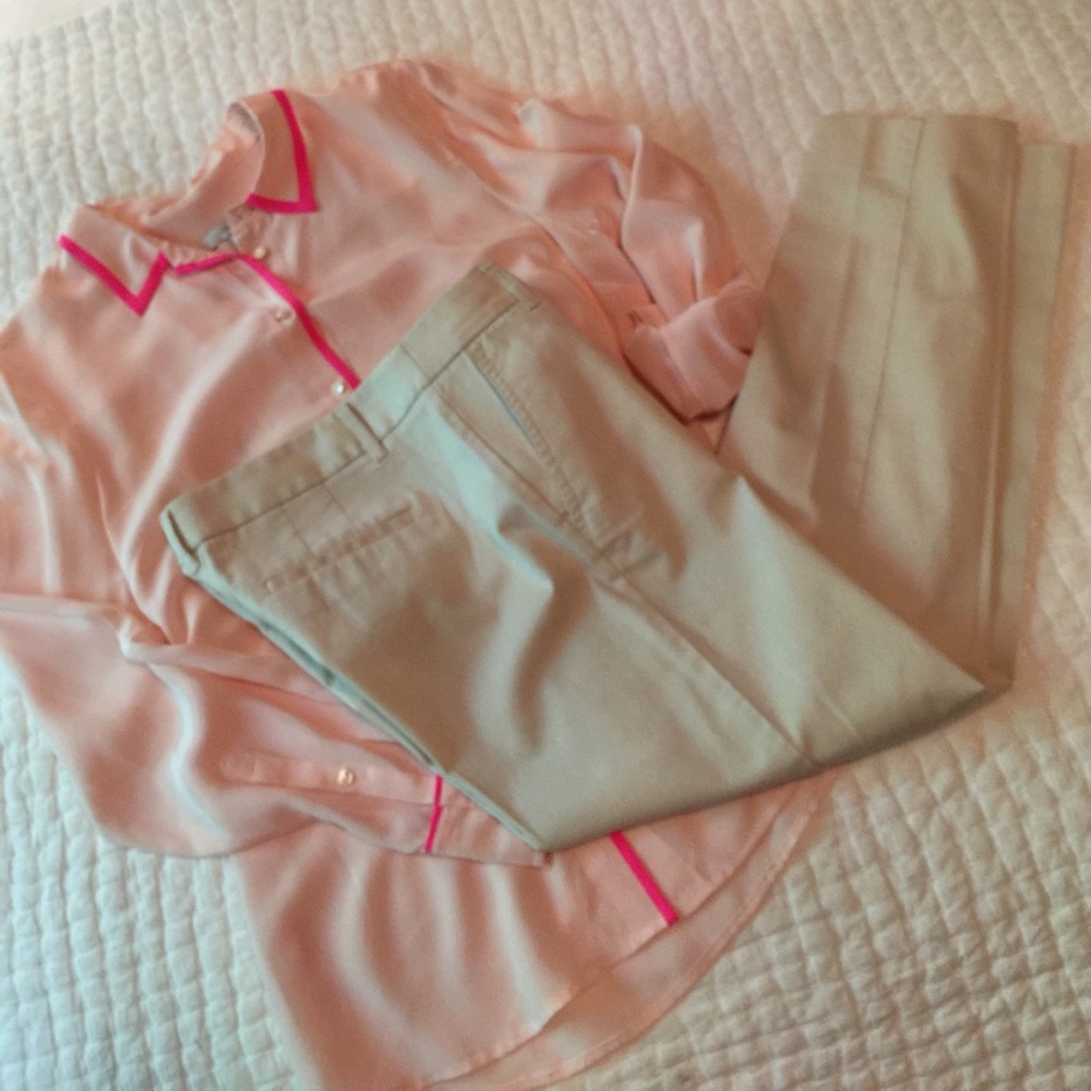 J.Crew Stretch Chino Crop Pant