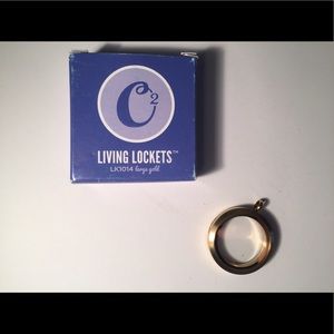 Origami Owl Large Gold Locket