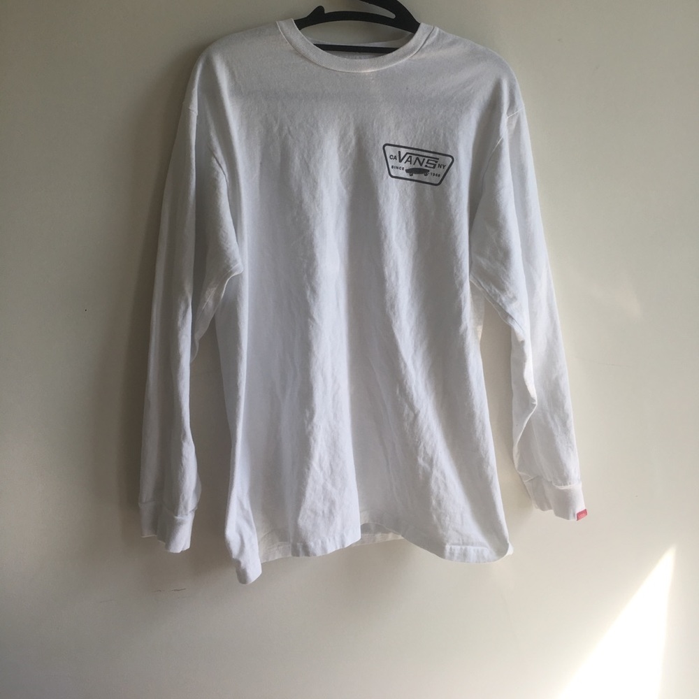 White retro vans shirt
