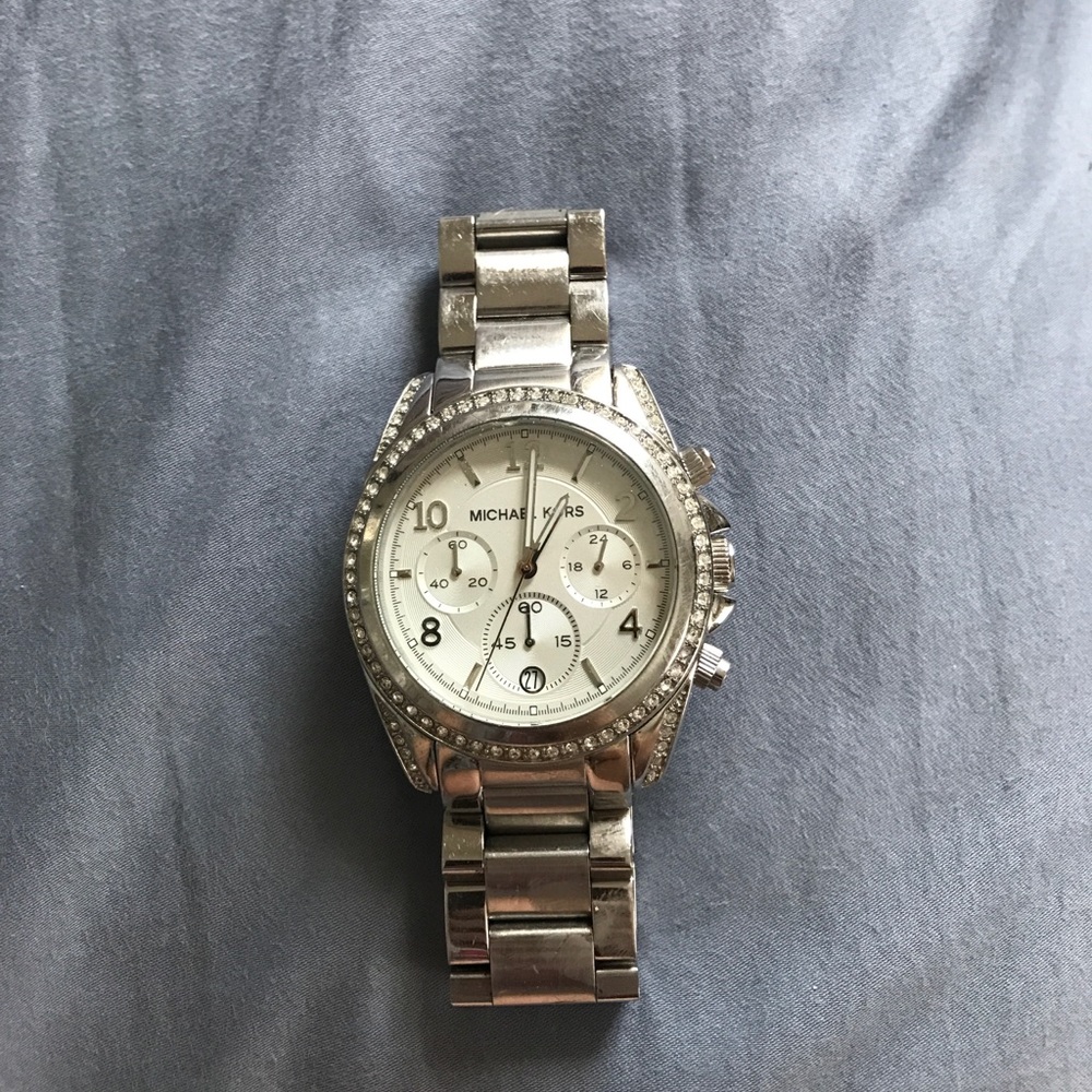 Authentic Michael Kors Silver watch