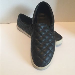 Black loafers