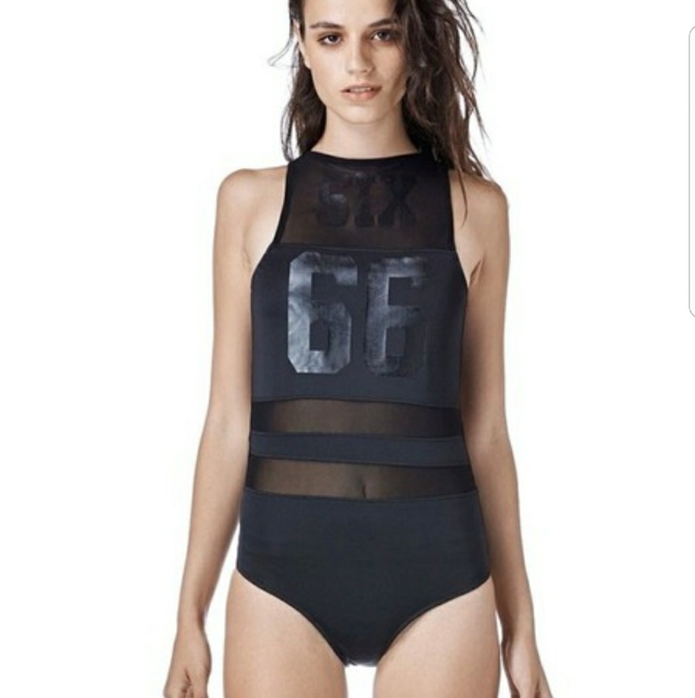 UNIF SIX 66, 666 bodysuit/ swim suit