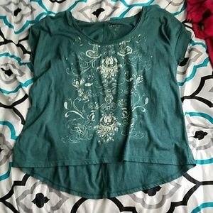 Jessica Simpson green blouse