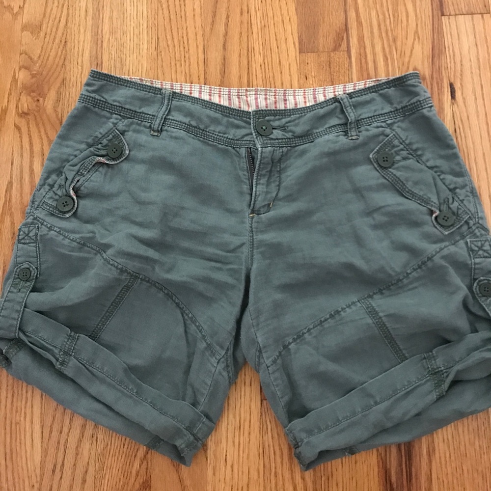 Free People green shorts