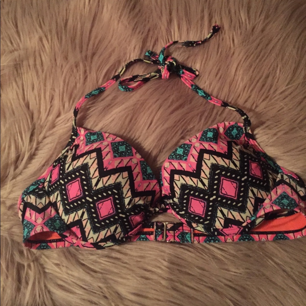 Tribal print bikin top