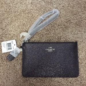 Coach Glitter Wristlet