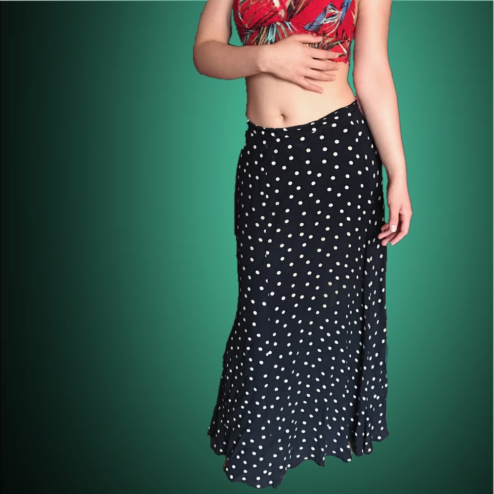 Vintage polka dot skirt