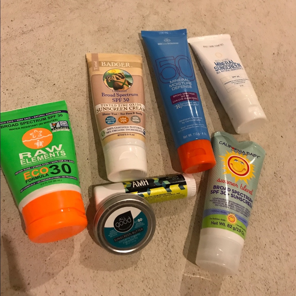 Mineral SUNSCREENS for family & kids