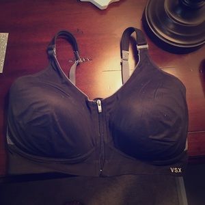 Victoria's Secret Front Zip Sports Bra NWOT