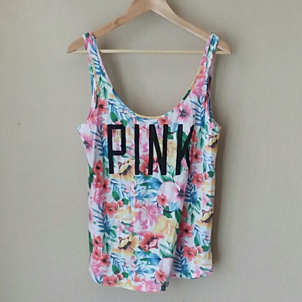 Victoria Secret Pink Floral Tank