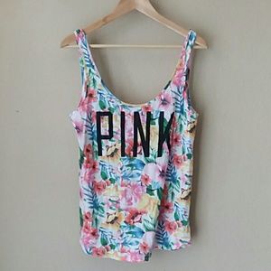 Victoria Secret Pink Floral Tank